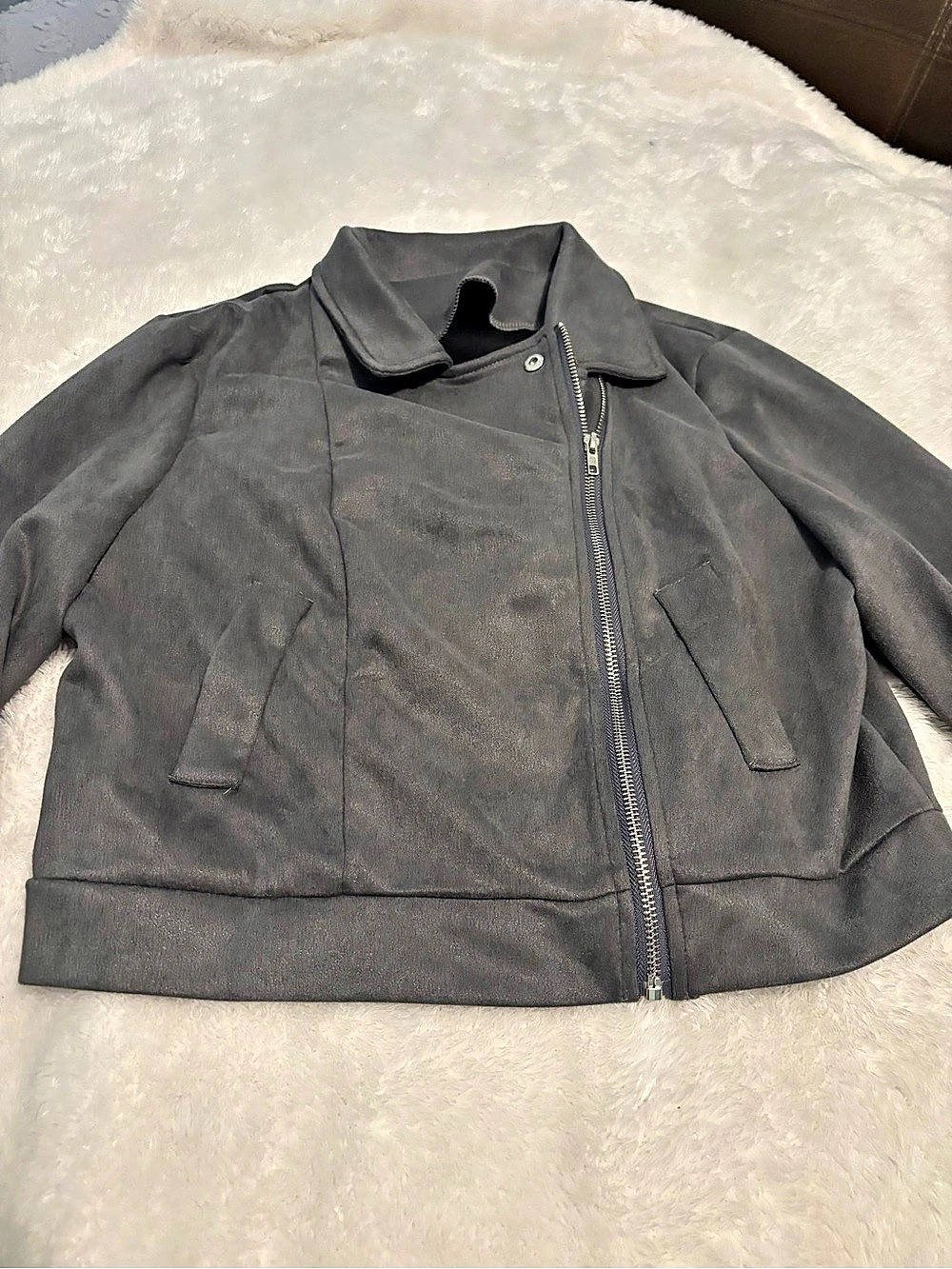 SHEIN Black Moto Jacket Size 0/2